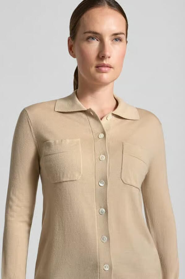 MM by Max Mara Gebreid jack van zuivere scheerwol model 'DETTO' - Foto 2