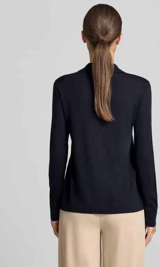 MM by Max Mara Gebreid jack van zuivere scheerwol model 'DETTO' - Foto 3