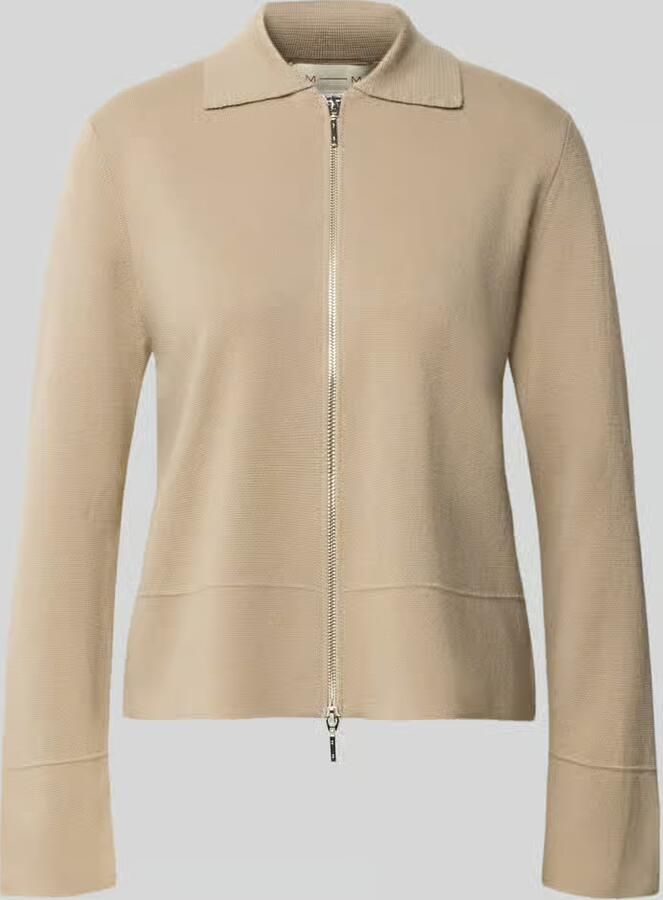 MM by Max Mara Gebreid jack van zuivere scheerwol model 'SNACK'