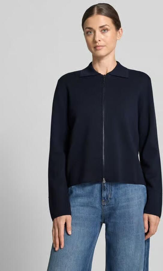 MM by Max Mara Gebreid jack van zuivere scheerwol model 'SNACK' - Foto 2