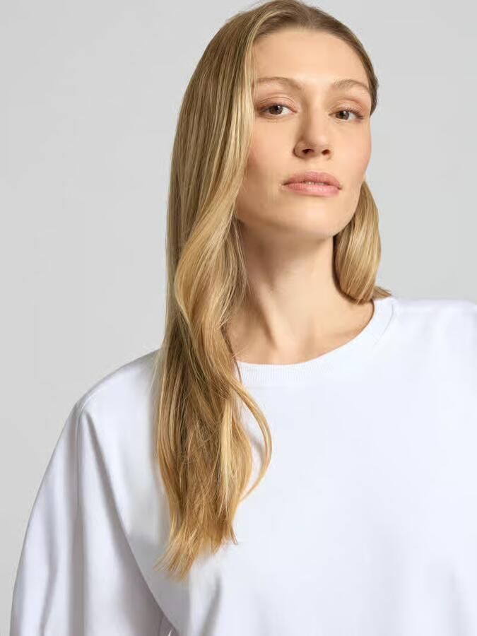 MM by Max Mara Knie-lange tuniekjurk met pofmouwen model 'ONORE'