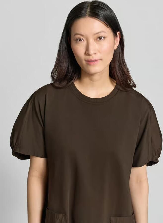 MM by Max Mara Knie-lange tuniekjurk met pofmouwen model 'ONORE'