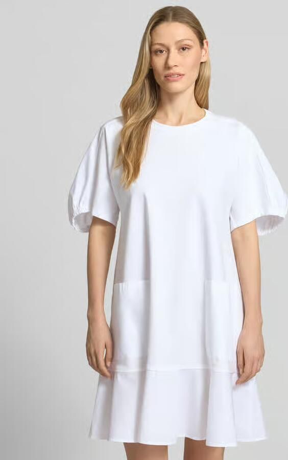 MM by Max Mara Knie-lange tuniekjurk met pofmouwen model 'ONORE' - Foto 2
