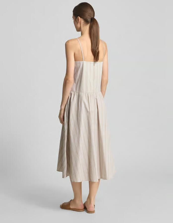 MM by Max Mara Knielange jurk in laagjeslook model 'ETTORE'