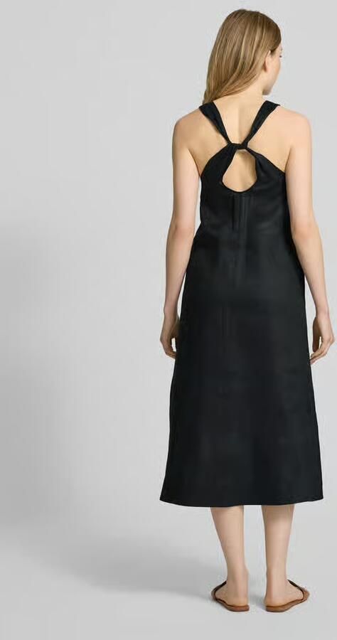 MM by Max Mara Linnen jurk met steekzakken model 'DOUGLAS'