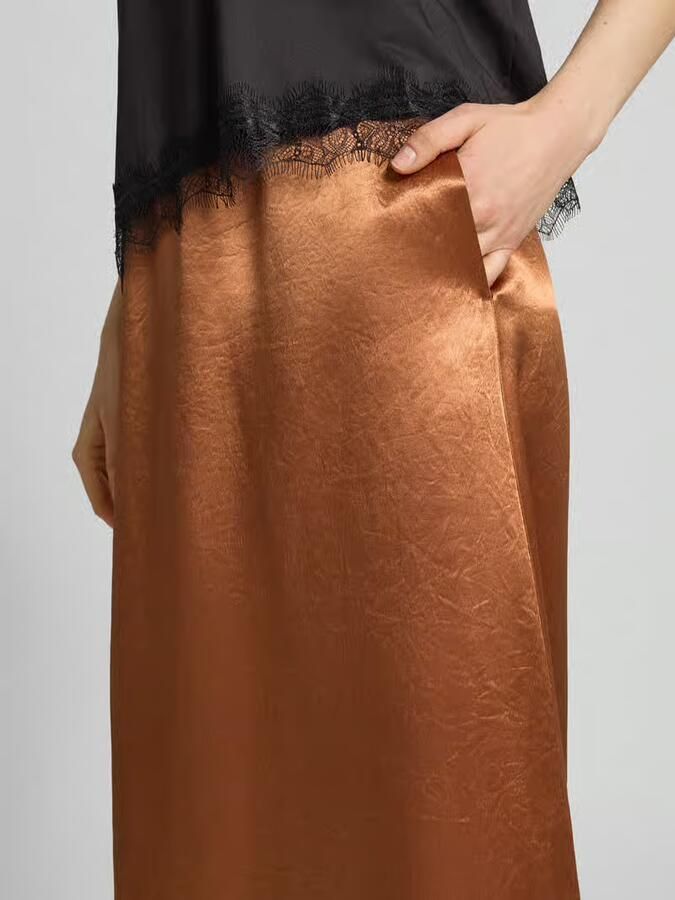 MM by Max Mara Maxi-rok van satijn met elastische band model 'TUONO'