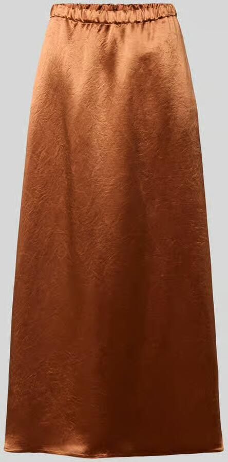 MM by Max Mara Maxi-rok van satijn met elastische band model 'TUONO' - Foto 2