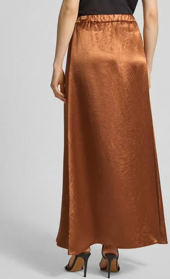 MM by Max Mara Maxi-rok van satijn met elastische band model 'TUONO'