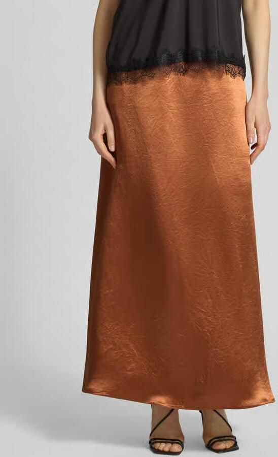 MM by Max Mara Maxi-rok van satijn met elastische band model 'TUONO' - Foto 3
