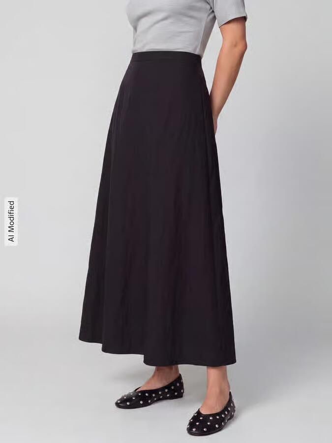 MM by Max Mara maxirok met geschlitste zoom - Foto 3