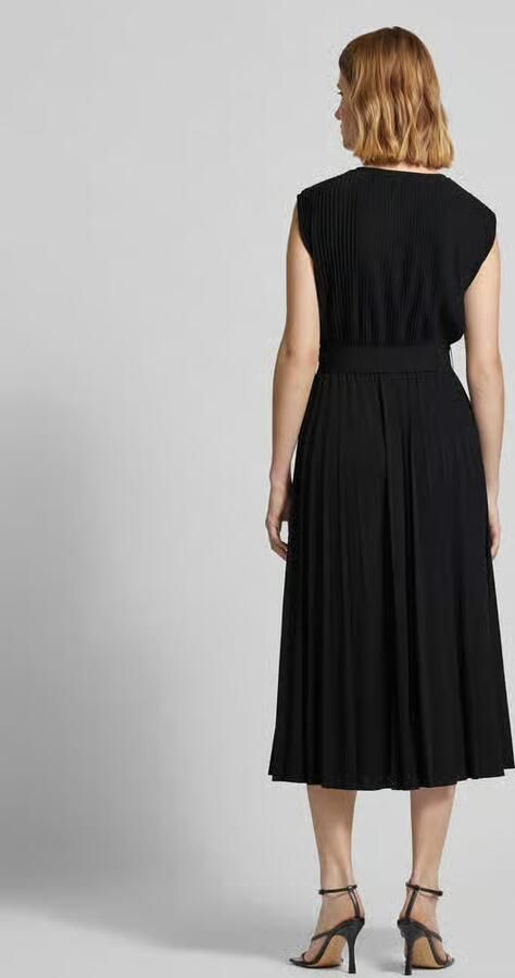 MM by Max Mara Midi-jurk met plissévouwen model 'KISS'