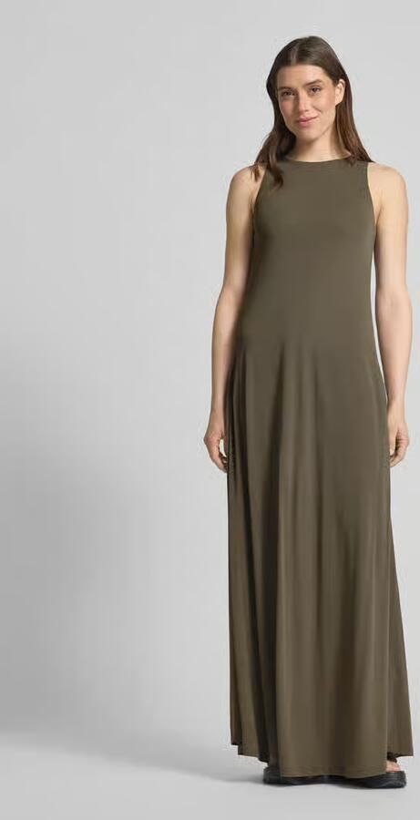 MM by Max Mara Midi-jurk met ronde hals model 'ACCENTO' - Foto 2