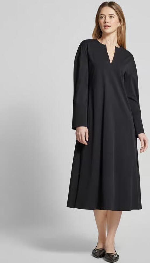 MM by Max Mara Linnen jurk met steekzakken model 'DOUGLAS' - Foto 2