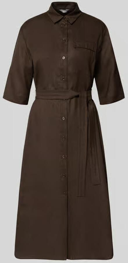 MM by Max Mara Overhemdjurk van linnen met borstzak model 'LTABELLA' - Foto 2