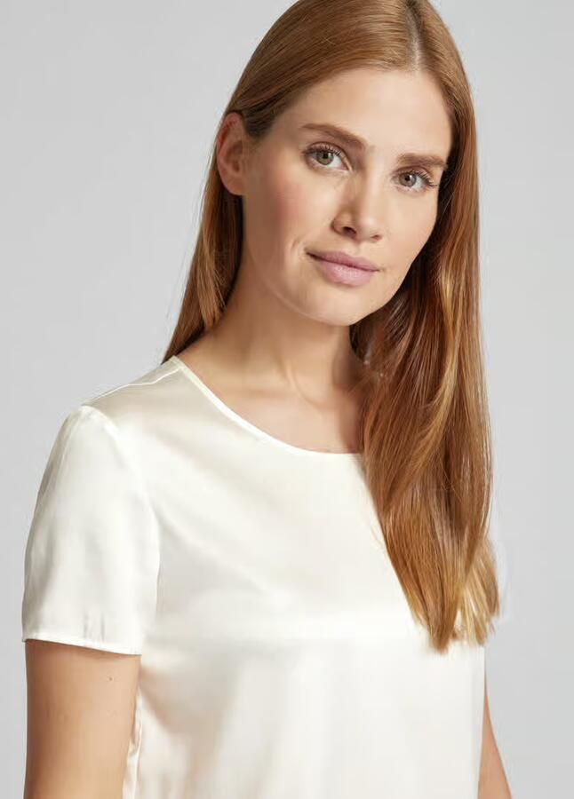MM by Max Mara Regular fit blouseshirt met ronde hals model 'CORTONA'
