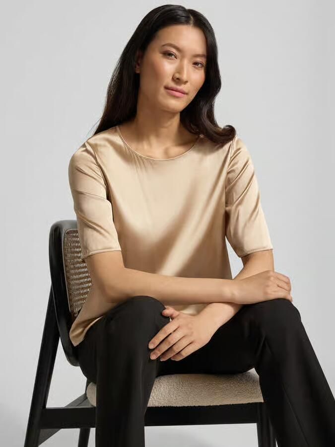 MM by Max Mara Regular fit blouseshirt van zijdemix model 'LASTI' - Foto 2