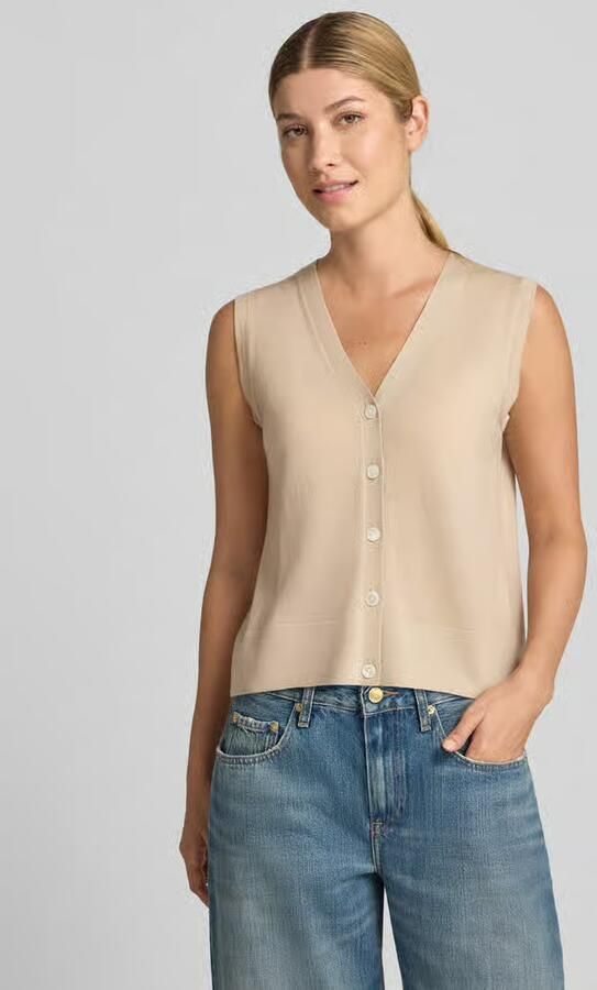 MM by Max Mara Regular fit bodywarmer van pure wol model 'LALBATA' - Foto 2