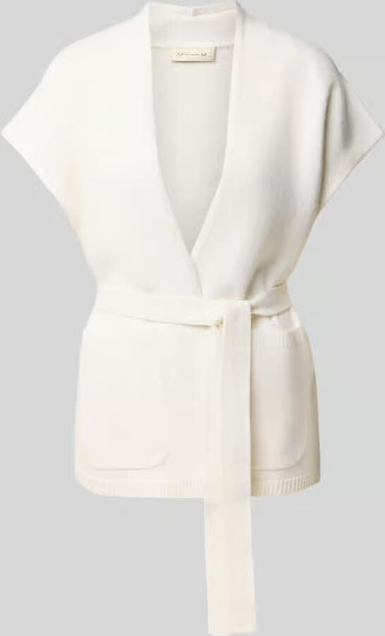 MM by Max Mara Regular fit gebreid jack van pure scheerwol model 'FAVILLA'