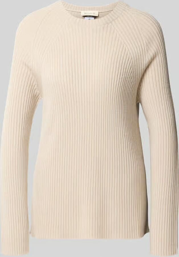 MM by Max Mara regular fit gebreide trui met ribstructuur model 'Lunito'