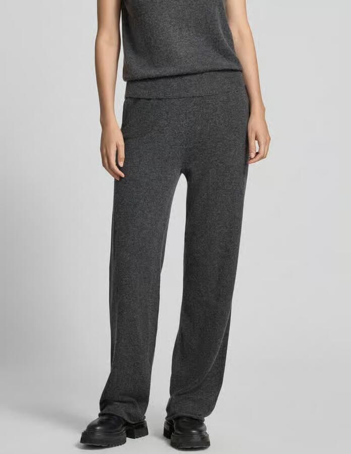 MM by Max Mara Regular fit joggingbroek van mix van wol en kasjmier model 'OTTIMO' - Foto 2