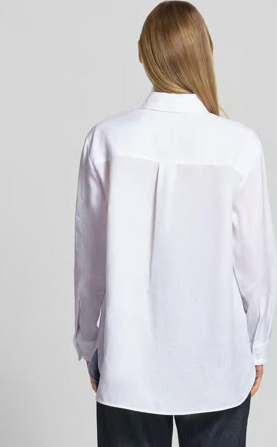 MM by Max Mara regular fit linnen blouse met borstzak model 'FILO'