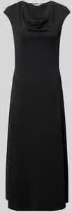 MM by Max Mara regular fit midi-jurk met cascadehals model 'Vetusta'