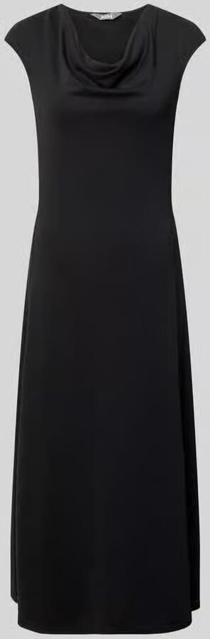 MM by Max Mara regular fit midi-jurk met cascadehals model 'Vetusta' - Foto 2