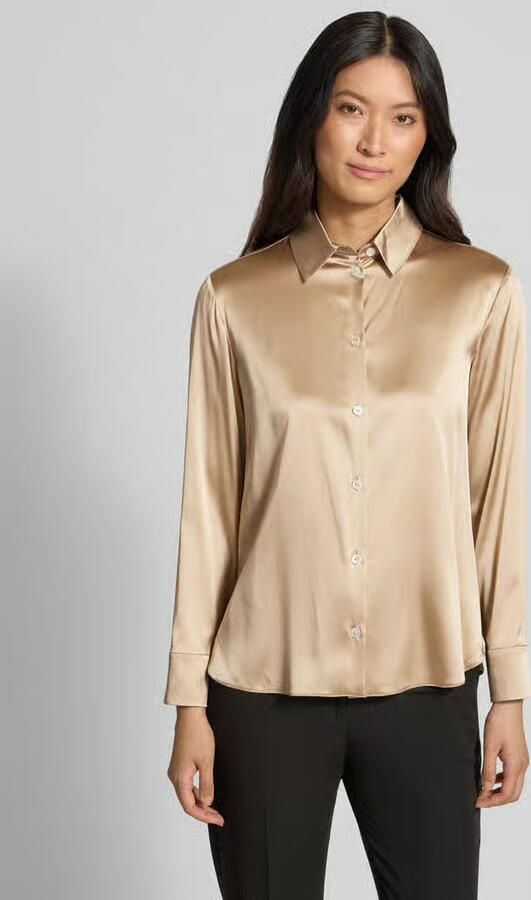 MM by Max Mara Regular fit overhemdblouse van zijdemix model 'Navetta' - Foto 3