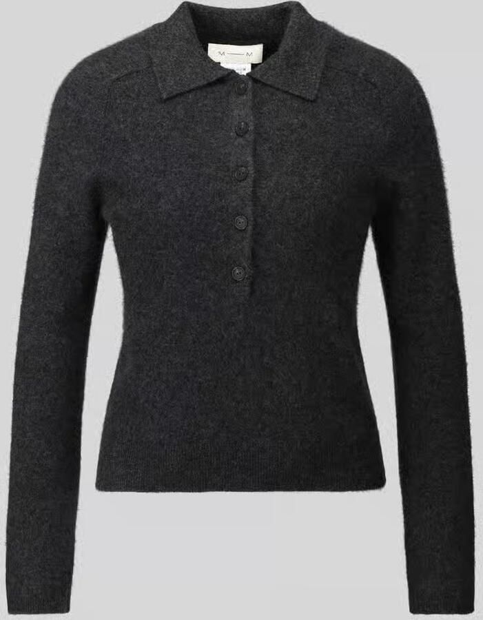 MM by Max Mara Regular fit pullover van mix van wol en kasjmier model 'CELLULA'