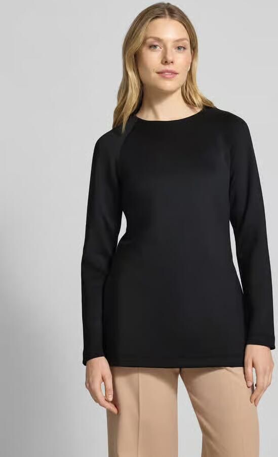 MM by Max Mara Regular fit shirt met lange mouwen van scuba model 'UNDICI' - Foto 2
