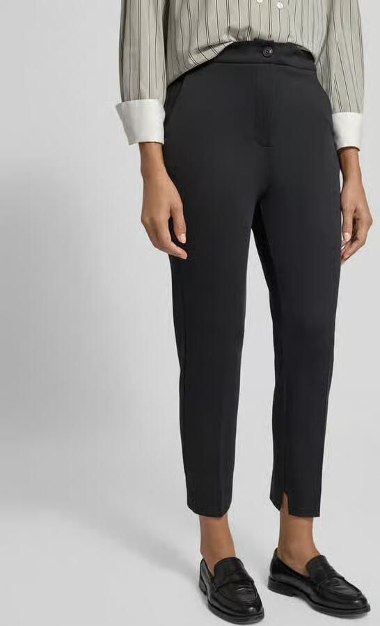 MM by Max Mara Regular fit smalle broek met elastische band model 'GERONA' - Foto 2