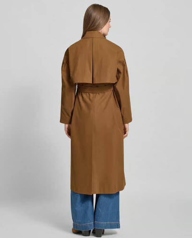 MM by Max Mara Regular fit trenchcoat van katoenmix model 'ALIBI'