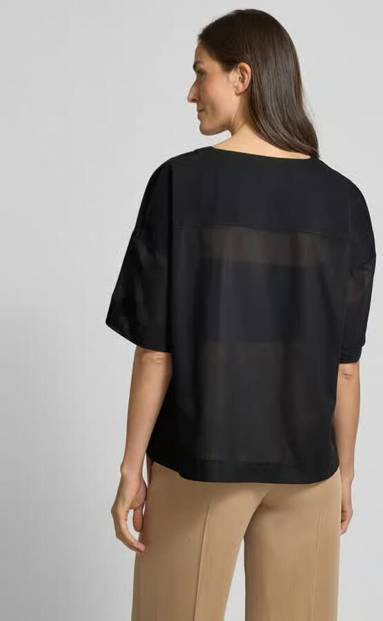 MM by Max Mara Relaxed fit blouse met tuniekkraag model 'FIDATO'