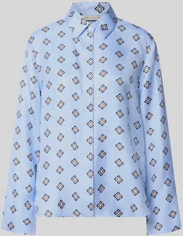 MM by Max Mara relaxed fit overhemdblouse van pure zijde model 'DISCO' - Foto 2