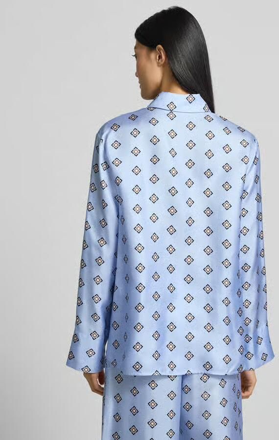 MM by Max Mara relaxed fit overhemdblouse van pure zijde model 'DISCO' - Foto 4