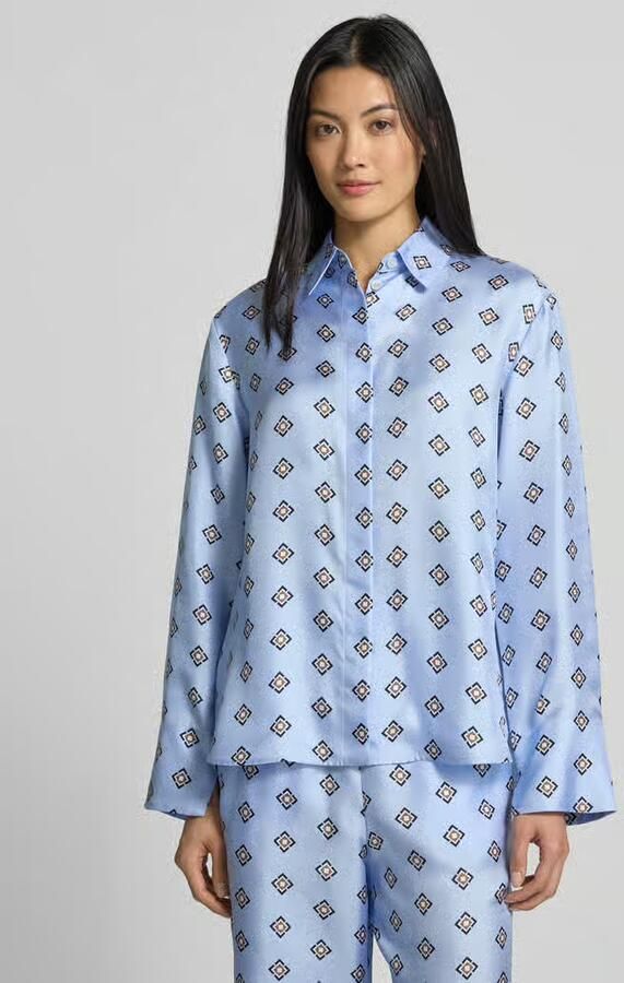 MM by Max Mara relaxed fit overhemdblouse van pure zijde model 'DISCO' - Foto 3