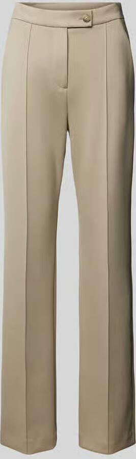 MM by Max Mara Straight leg stoffen broek met vaste persplooien model 'MALESIA' - Foto 2