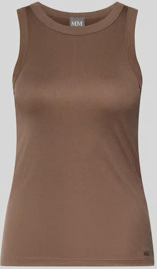 MM by Max Mara Tanktop in riblook met ronde hals - Foto 2
