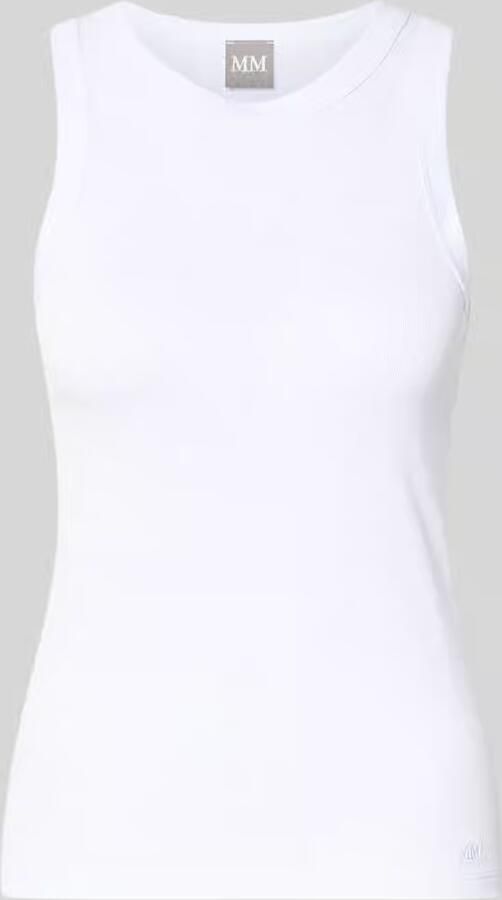 MM by Max Mara Tanktop in riblook met ronde hals - Foto 2