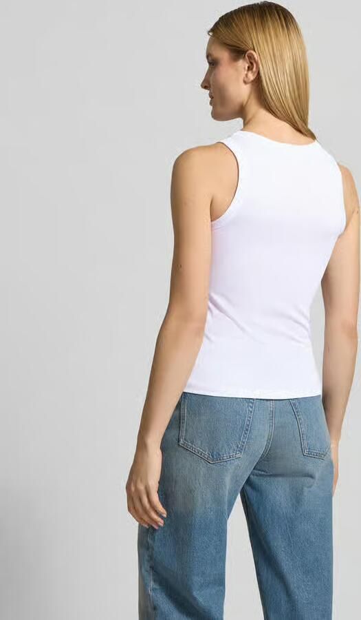 MM by Max Mara Tanktop in riblook met ronde hals - Foto 3