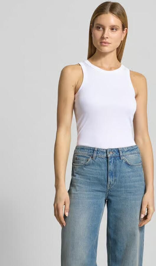 MM by Max Mara Tanktop in riblook met ronde hals - Foto 2