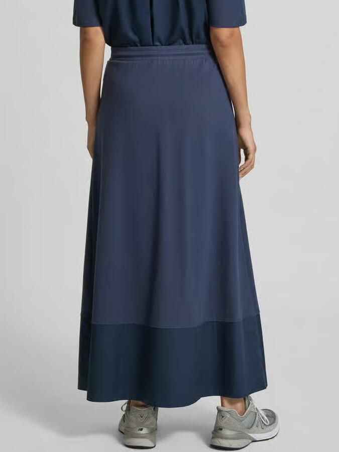 MM by Max Mara Uitlopende maxirok van katoenmix model 'PABLO'