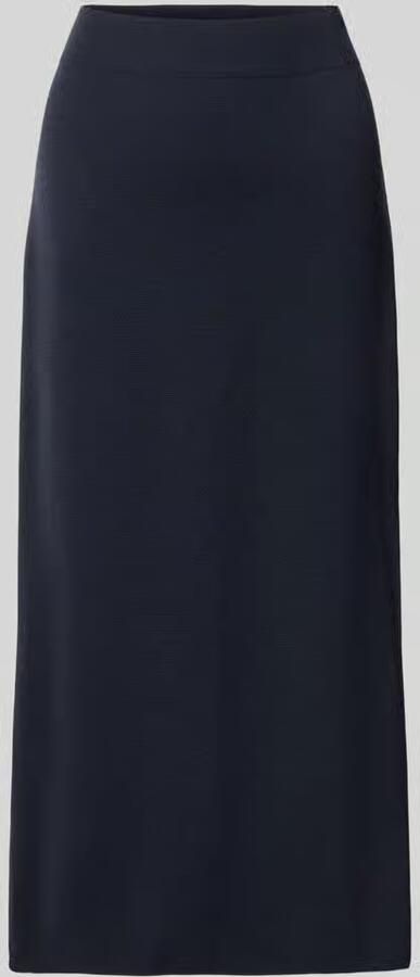 MM by Max Mara Uitlopende midi-rok van zuivere scheerwol model 'Sonni'