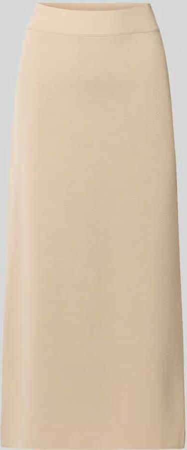MM by Max Mara Uitlopende midi-rok van zuivere scheerwol model 'Sonni'