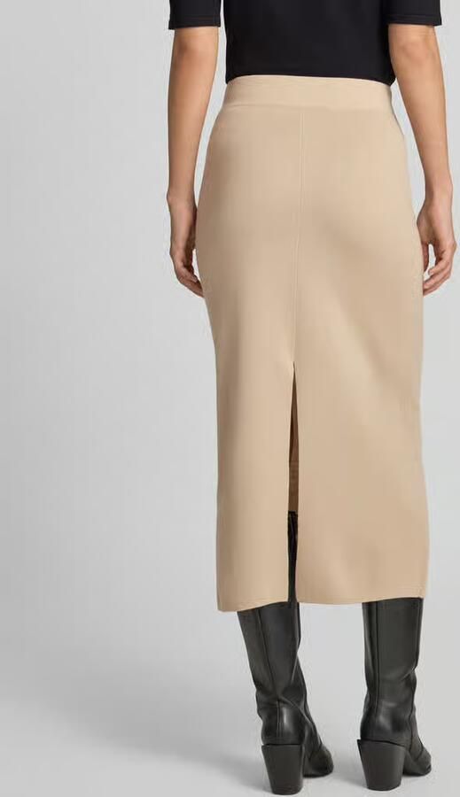 MM by Max Mara Uitlopende midi-rok van zuivere scheerwol model 'Sonni' - Foto 3