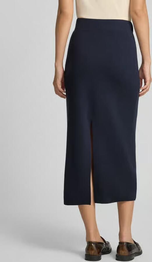 MM by Max Mara Uitlopende midi-rok van zuivere scheerwol model 'Sonni' - Foto 3