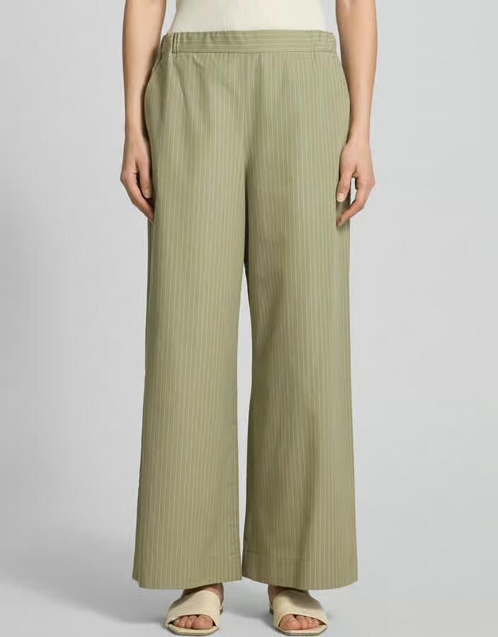 MM by Max Mara Wide leg broek met elastische band model 'ARLEY' - Foto 2