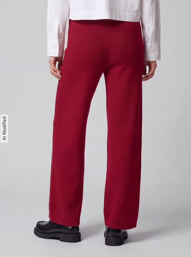 MM by Max Mara Wide leg joggingbroek van zuivere scheerwol model 'LGABARRA' - Foto 3