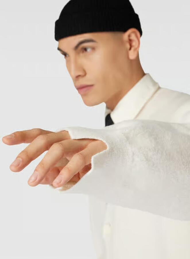 MM6 Maison Margiela Gebreid jack met steekzakken