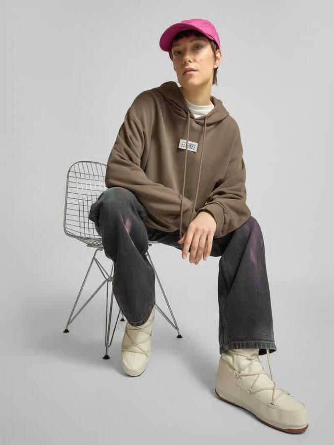 MM6 Maison Margiela hoodie met labeldetail